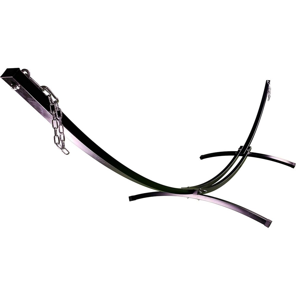 Hammock With Stand - 15t Innen-/Außen-Hängemattenständer aus pulverbeschichtetem, verzinktem Stahl.