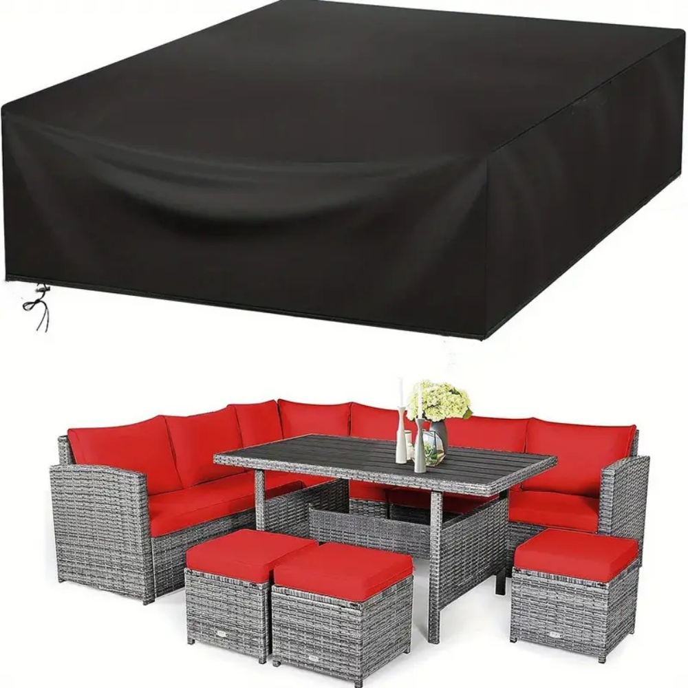 Outdoor Furniture Cover Waterproof - (102-137 Zoll Länge), Größe: Wasserdichtes Set