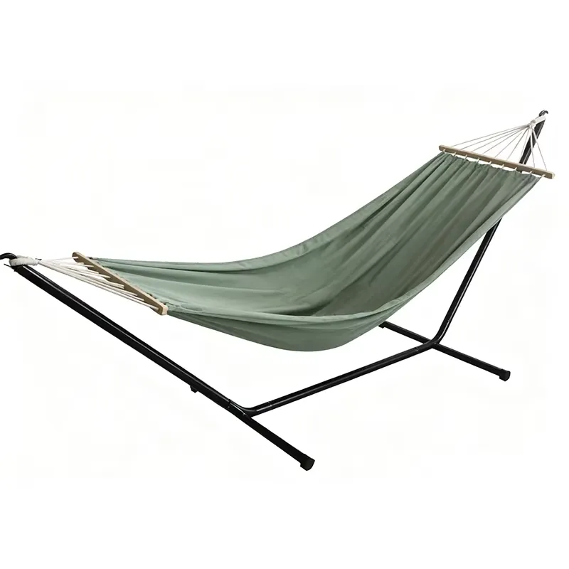 Hammock With Stand - Robuste, tragbare Freizeithängematte mit Stahlgestell, freistehende
