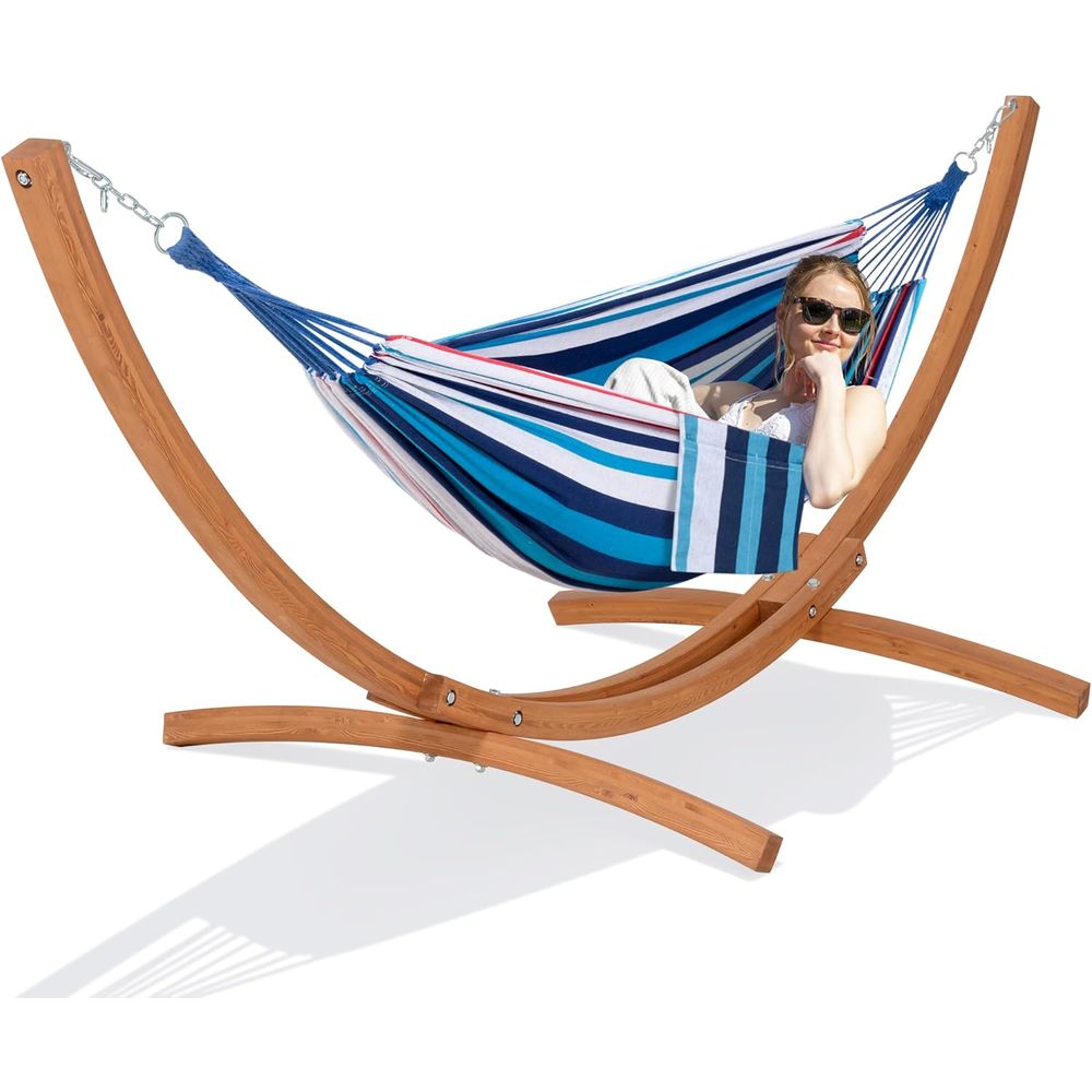 Hammock With Stand - Outdoor-Hängematte mit Ständer, tragbare Hängematte mit