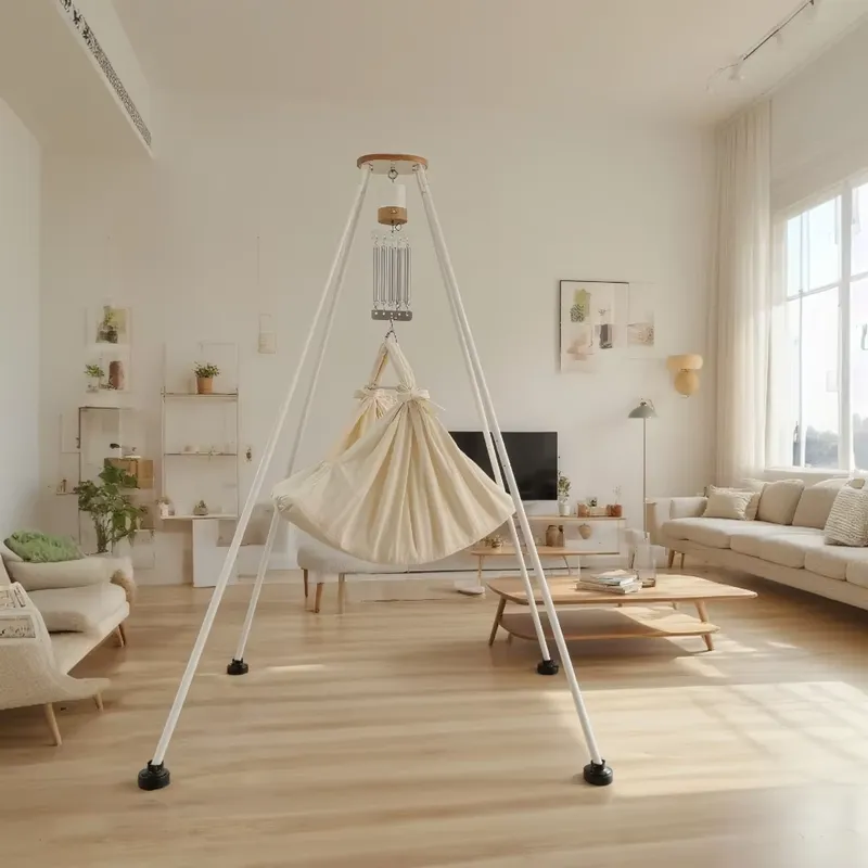 Hammock With Stand - Faltbarer Metallständer für Elektrische Babywiege, Tragbarer