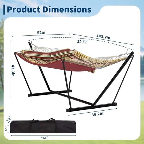 2-Personen-Outdoor-Hängematte  – Hammock With Stand Bewertung und Preis