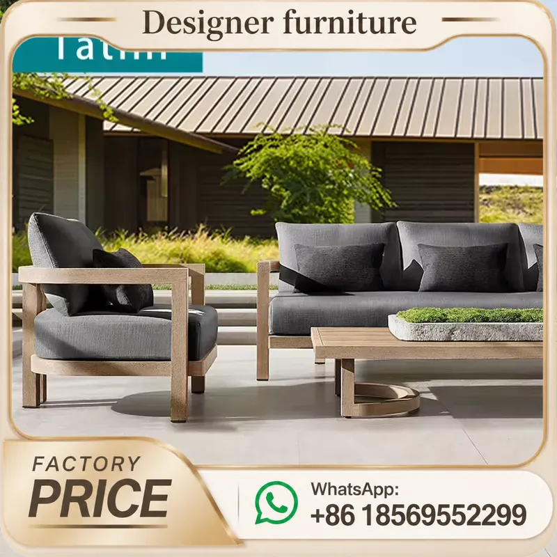 Teakholz-Sofa-Set, wasserdicht – Outdoor Furniture Teak Wood Bewertung und Preis