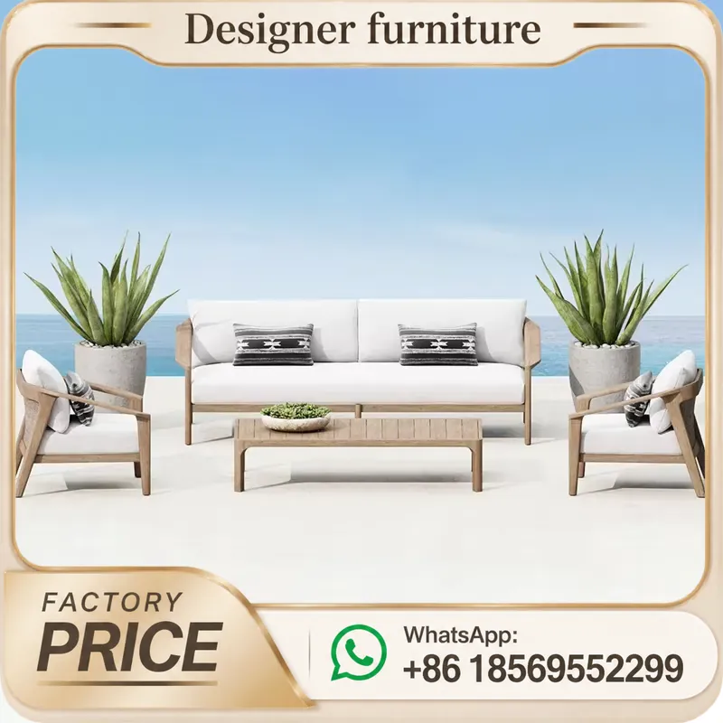 Teakholz-Sofa-Set Outdoor-Terr – Outdoor Furniture Teak Wood Bewertung und Preis