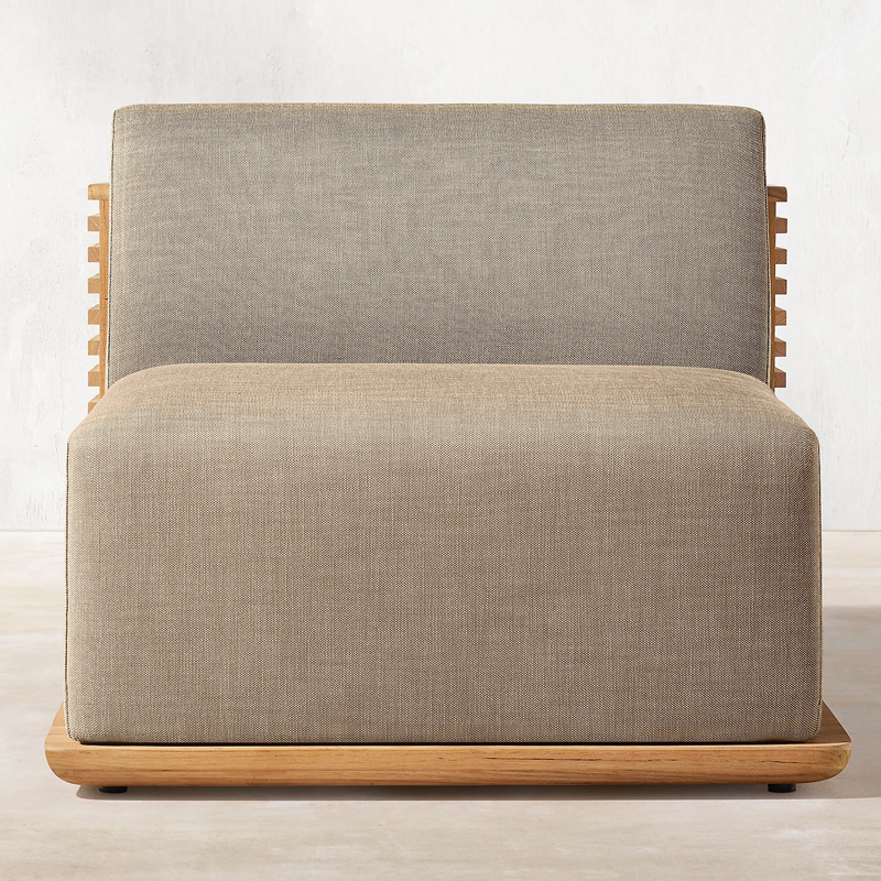 Outdoor-Sofa aus Teakholz im F – Outdoor Furniture Teak Wood Bewertung und Preis