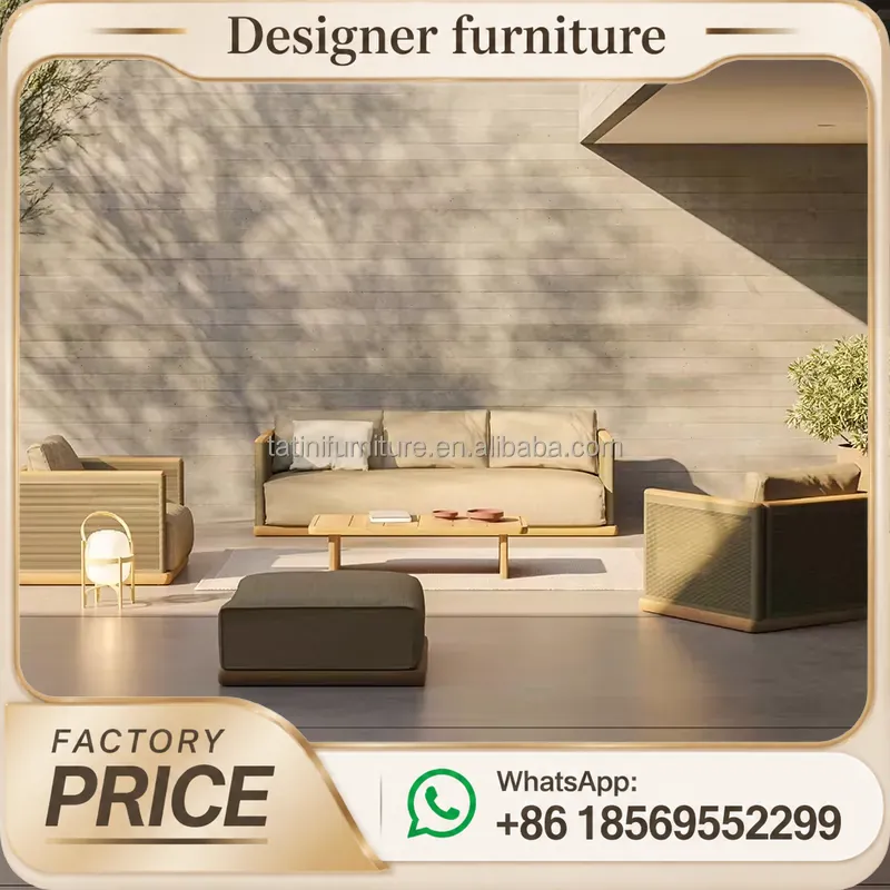 Outdoor-Sofa-Set aus geflochte – Outdoor Furniture Teak Wood Bewertung und Preis