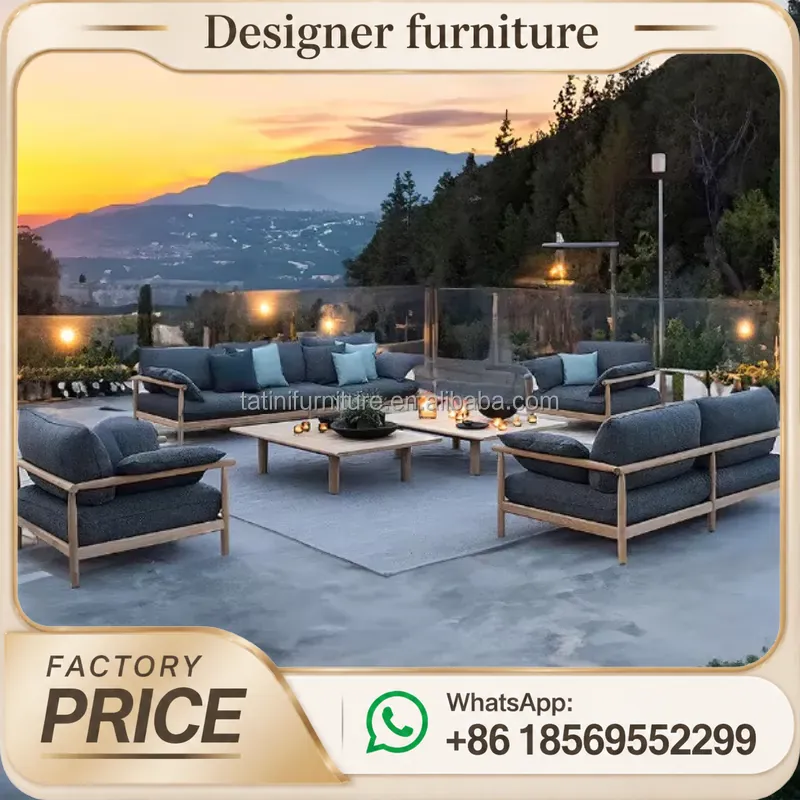 Teakholz-Sofa-Set Outdoor-Gart – Outdoor Furniture Teak Wood Bewertung und Preis